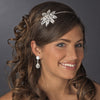 Silver Clear Bridal Wedding Headband Headpiece 620