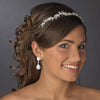 * Wavy Freshwater Pearl & Crystal Bridal Wedding Headband HP 6418