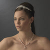 Swarovski Crystal & Freshwater Pearl Bridal Wedding Tiara HP 6434
