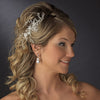Elegant Crystal Bridal Wedding Hair Comb 6487