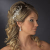 Elegant Crystal Bridal Wedding Hair Comb 6487