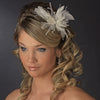 Bridal Wedding Feather Fascinator HP 8152