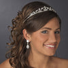 * Silver Clear Rhinestone Bridal Wedding Tiara Headpiece 901