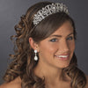Antique Silver Clear Headpiece 9830