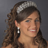 Antique Silver Clear Headpiece 9830