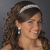 Silver Clear Swarovski Crystal Bridal Wedding Headband Headpiece 9992