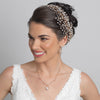 Rhodium Clear Rhinestone Handmade Wired Bridal Wedding Tiara 6349