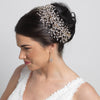 Light Gold Clear Rhinestone Handmade Wired Bridal Wedding Tiara 6349