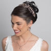 Rhodium Clear Rhinestone Handmade Wired Bridal Wedding Headband 6352
