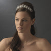 Bridal Wedding Tiara HP 10575 Rhodium