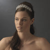 Gold Clear Rhinestone Royal Bridal Wedding Tiara Headpiece 10575