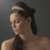 Gold Clear Rhinestone Royal Bridal Wedding Tiara Headpiece 10575