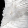 Floral Bridal Wedding Hair Fascinator with Crystals Bridal Wedding Hair Clip 1531 with Bridal Wedding Brooch Pin