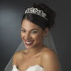 * Silver Plated Bridal Wedding Headband HP 3206