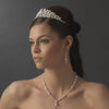 Rhinestone, Crystal & Pearl Bridal Wedding Tiara HP 4326