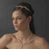 Swarovski Crystal Bead & Pearl Dangle Bridal Wedding Earrings 8353