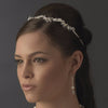 * Wavy Freshwater Pearl & Crystal Bridal Wedding Headband HP 6418