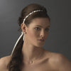 Stunning Simple Crystal Flower Bridal Wedding Ribbon Bridal Wedding Headband HP 6472