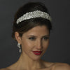 Antique Silver Clear Headpiece 705