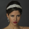 Antique Silver Clear Headpiece 705