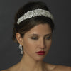 Antique Silver Clear Headpiece 705