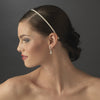 Elegant Single Ivory Pearl Row Bridal Wedding Headband - HP 70644