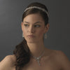 * Gorgeous Rhinestone Encrusted Floral Bridal Wedding Resemblance Bridal Wedding Headband - HP 8334