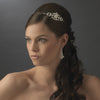 Silver Vintage Couture Rhinestone Bridal Wedding Side Accented Bridal Wedding Headband - HP 8335