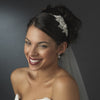 Silver Modern Rhinestone Couture Side Accented Bridal Wedding Headband - HP 8341
