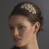 Headpiece 8349 Light Gold Clear