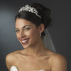 * Silver Plated Crystal Rhinestone Majesty Bridal Wedding Tiara - HP 9032