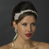 Silver Ribbon Headpiece 916