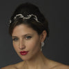 Antique Silver Rhinestone Bridal Wedding Vine Bridal Wedding Headband Headpiece 923