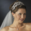 Multi Cut Rhinestone Royal Couture Bridal Wedding Tiara Headpiece 9958 Silver or Gold