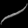 Vine Bridal Wedding Hair Adornment with Rhinestones Crystals