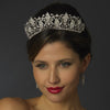 Rhodium Rhinestone Royal Couture Princess Bridal Wedding Tiara