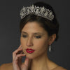 Rhodium Rhinestone Royal Couture Princess Bridal Wedding Tiara