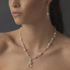 Bridal Wedding Necklace 8353 White