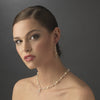 Swarovski Crystal Bead & Pearl Dangle Bridal Wedding Earrings 8353