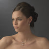 Ivory Pearl Illusion Bridal Wedding Necklace 8358
