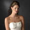 Silver Clear Bridal Wedding Necklace 8426