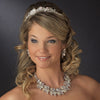 Freshwater Pearl & Crystal Bridal Wedding Tiara Headpiece 660
