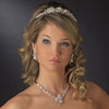 Freshwater Pearl & Crystal Bridal Wedding Tiara Headpiece 660