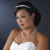 Bridal Wedding Necklace Earring Set 1017 Black