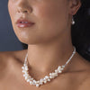 Bridal Wedding Necklace Earring Set 1044 Hematite