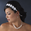 Bridal Wedding Necklace Earring Set 1044 Hematite