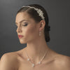 Rhinestone Bridal Wedding Headband with Side Ornament HP 5229
