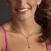 * Color Rhinestone Drop Bridal Wedding Necklace Earring Set 313