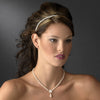 Elegant Single Ivory Pearl Row Bridal Wedding Headband - HP 70644