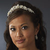 Silver Freshwater Pearl Bridal Wedding Tiara HP 8255